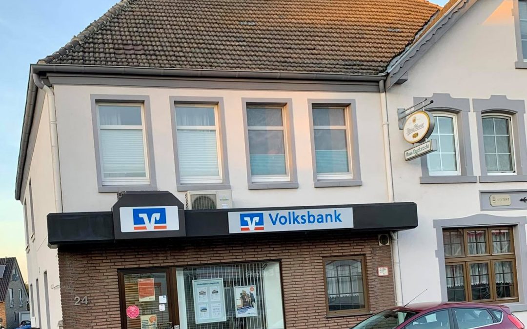 Volks­bank Süd­müns­ter­land schließt Ihre Stand­or­te in den Orts­tei­len Lavesum, Hul­lern und Flaesheim.