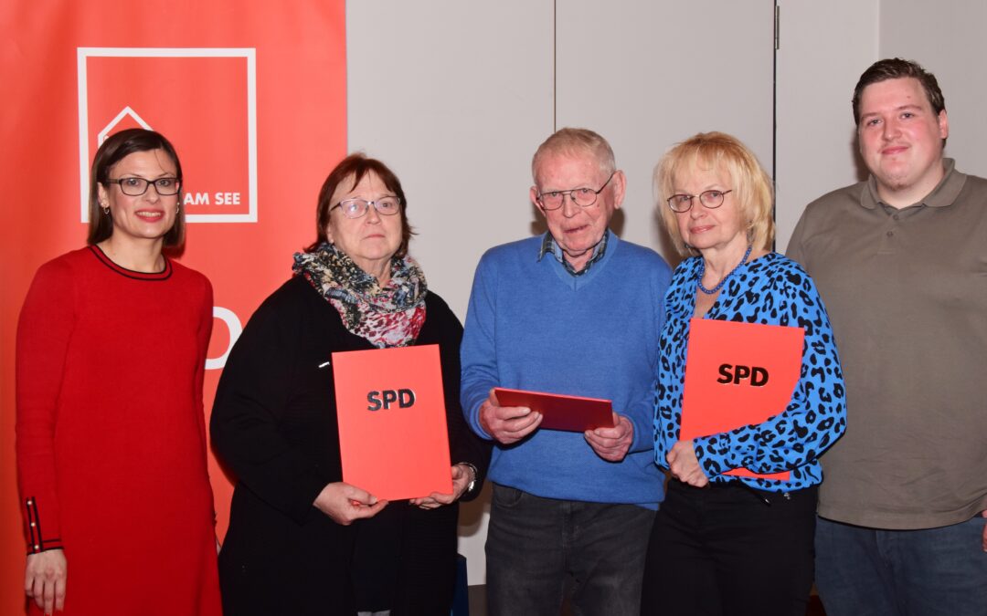 SPD ehrt Jubilare